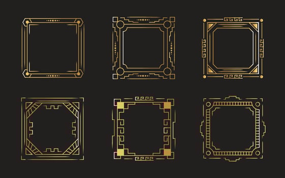 Art Deco Frame vector