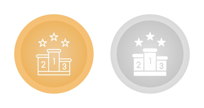 Podium Vector Icon