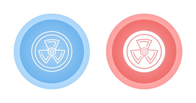 Radiation Vector Icon