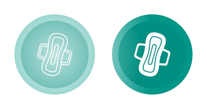 Sanitary Towel Vector Icon