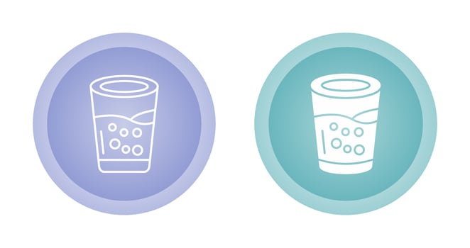 Glass Of Water Vector Icon