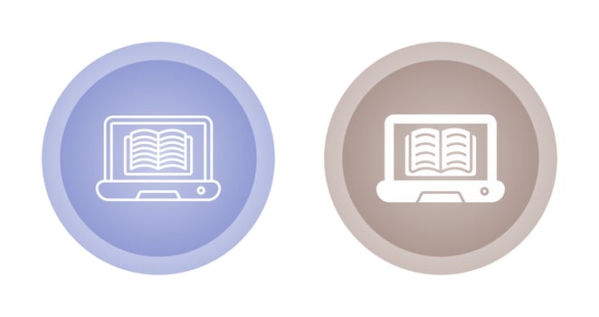 Online Learning Vector Icon