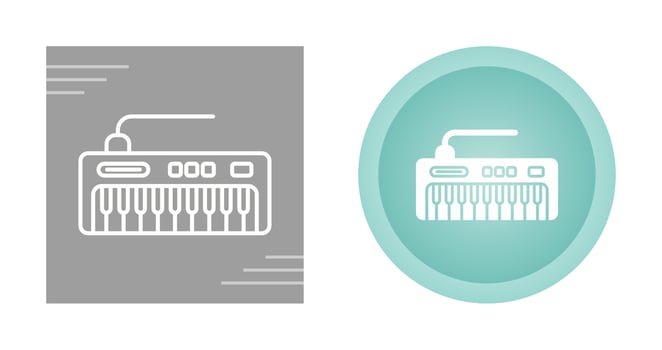 Piano Vector Icon
