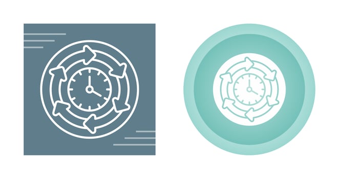 Processing Time Vector Icon