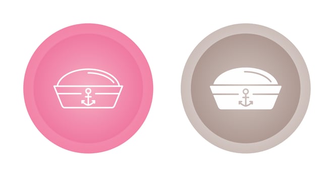 Sailor Hat Vector Icon