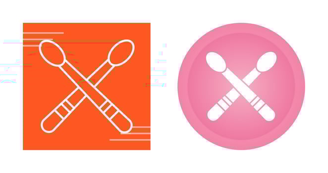 Drumsticks Vector Icon