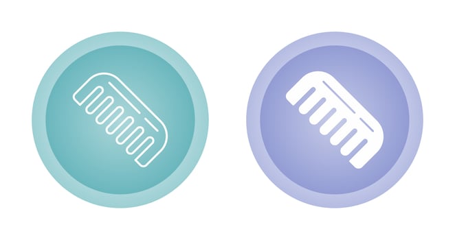 Comb Vector Icon