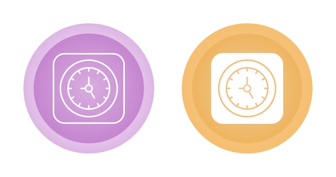 Clock Vector Icon