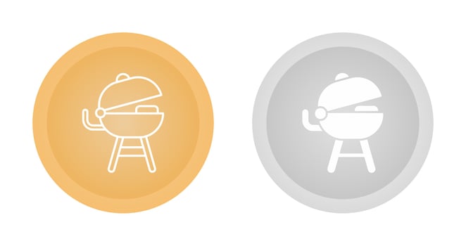 Grilled Vector Icon