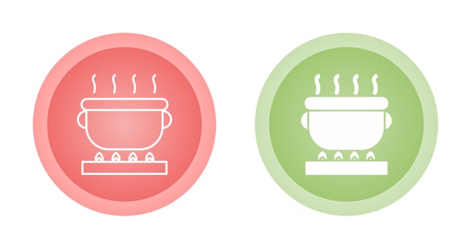 hot Food Vector Icon Set