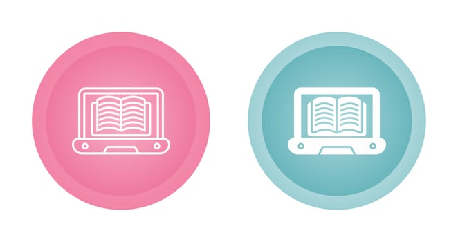 Online Learning Vector Icon
