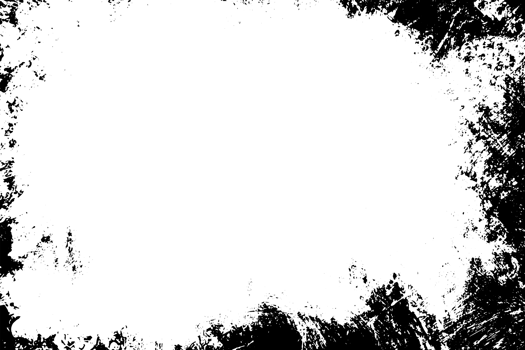 Grunge border texture background. Abstract frame overlay. PNG graphic illustration with transparent background.