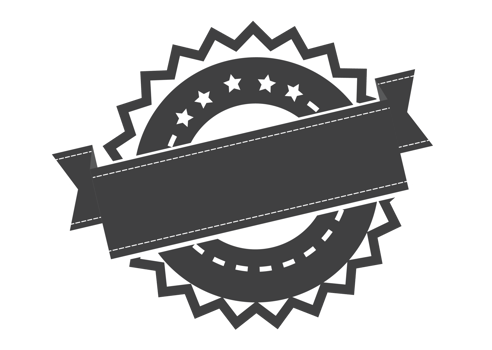 Black and white Label template png