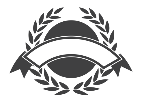 Black and white Label template png