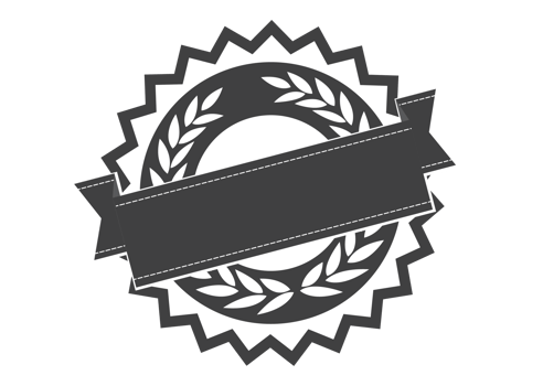 Black and white Label template png