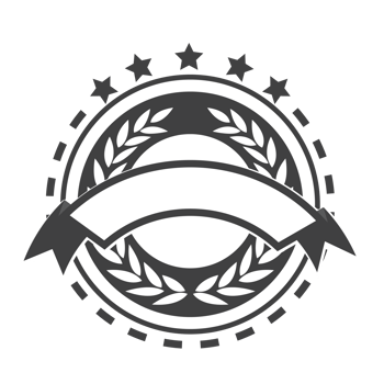 Black and white Label template png