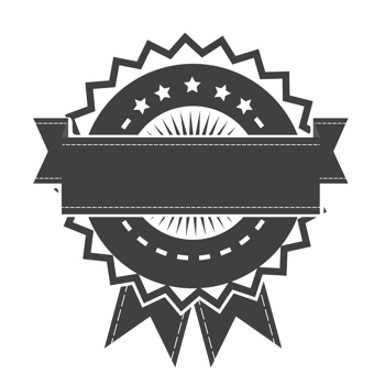 Black and white Label template png