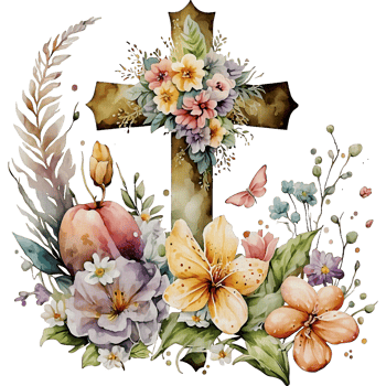 Watercolor Easter Traditional Elements png