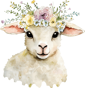 Watercolor Easter Traditional Elements png
