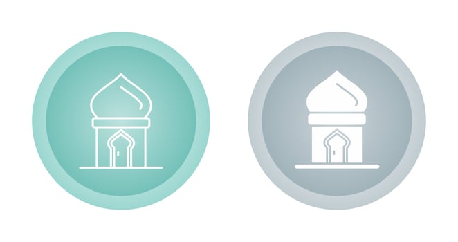 mosque Vector Icon Set