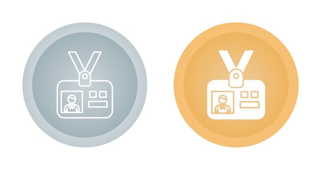 Id Card Vector Icon