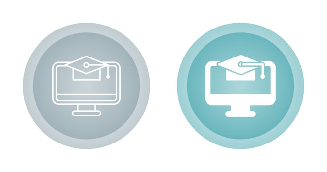 Online Education Vector Icon