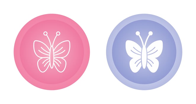 Butterfly Vector Icon Set