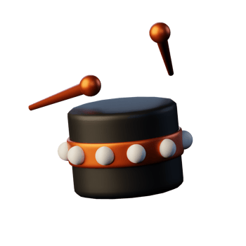 3D ICON DRUM png