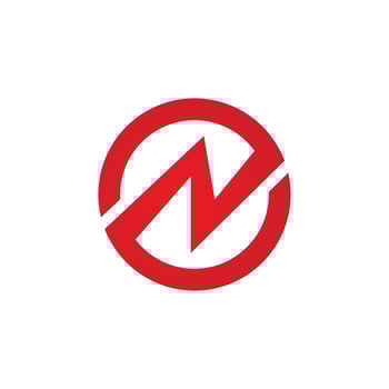 N Letter Logo Template vector