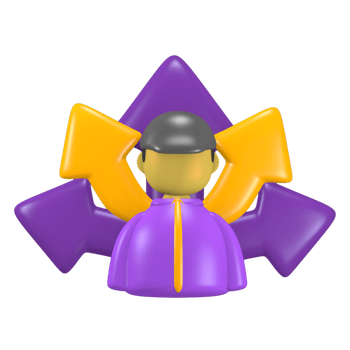 Creative Office 3D cute themed icon for presentation or social media post png