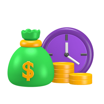 Creative Office 3D cute themed icon for presentation or social media post png