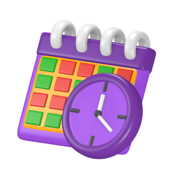 Creative Office 3D cute themed icon for presentation or social media post png