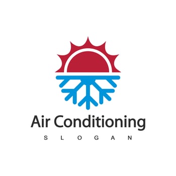 Air Conditioning Logo, HVAC Logo Concept vector