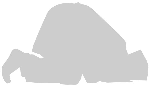 Sujud, or sajdah, is the act of low bowing or prostration in Islam to Allah facing the qiblah. A way that Muslim worshippers prostrate and humble themselves before Allah, God, while glorifying Him. png