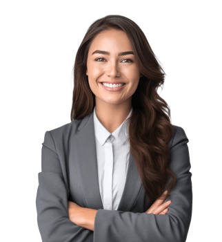 Business woman isolated. Illustration png