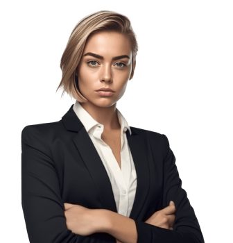 Business woman isolated. Illustration png