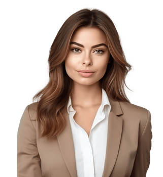 Business woman isolated. Illustration png