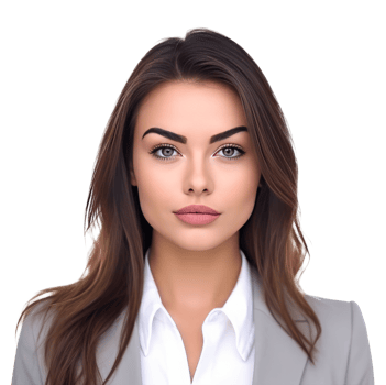 Business woman isolated. Illustration png