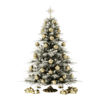 Christmas tree isolated. Illustration png