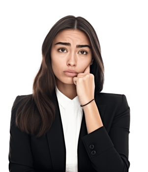 Business woman isolated. Illustration png