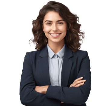 Business woman isolated. Illustration png