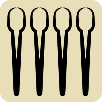 Icon Sewing Needles. suitable for education symbol. hand drawn style. simple design editable. design template vector