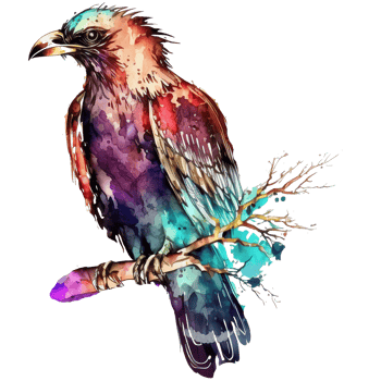 Thunderbird watercolor illustration isolated, png