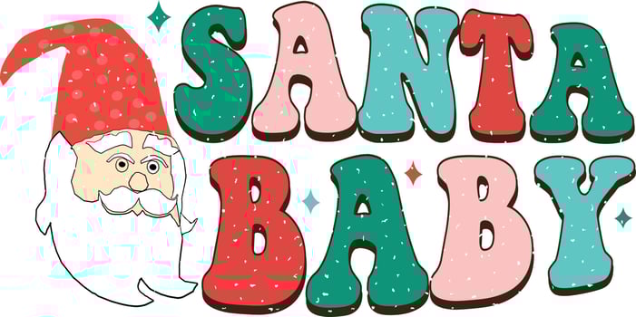 Christmas Retro Sublimation vector
