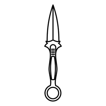 Tactical Knife Icon for Logo ... vector