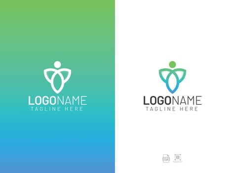 Abstract logo design for all kind of business or company vector