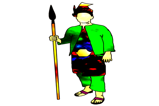 icon noble guardian guard  hold spear png