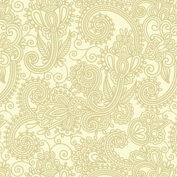 floral background with paisley and indian florals. damask style pattern for textile and decoration. classic ornament with flowers. vector