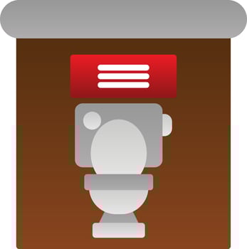 Restroom Vector Icon Design