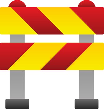 Barrier Vector Icon Design